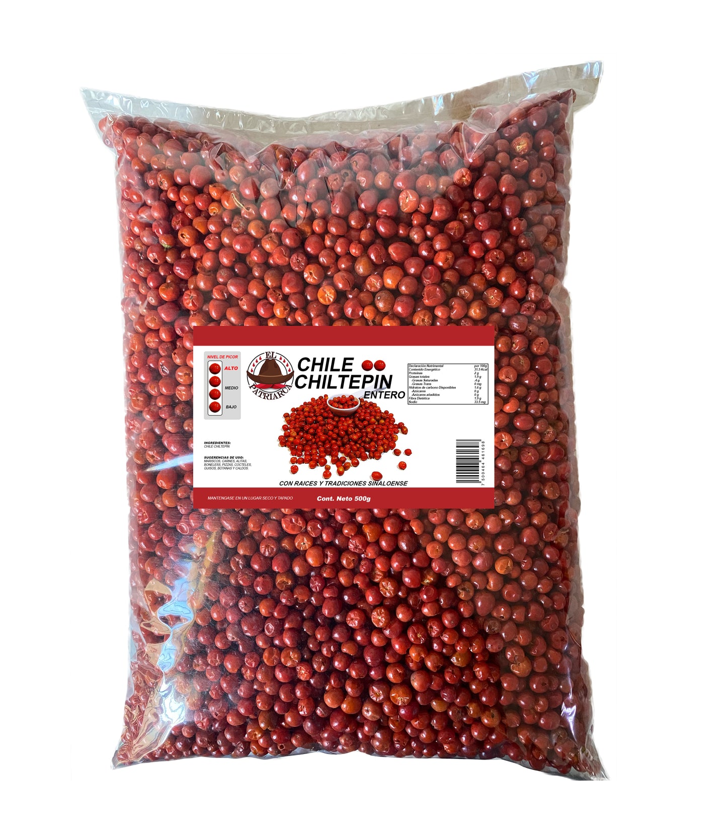 2. Chile Chiltepín Entero