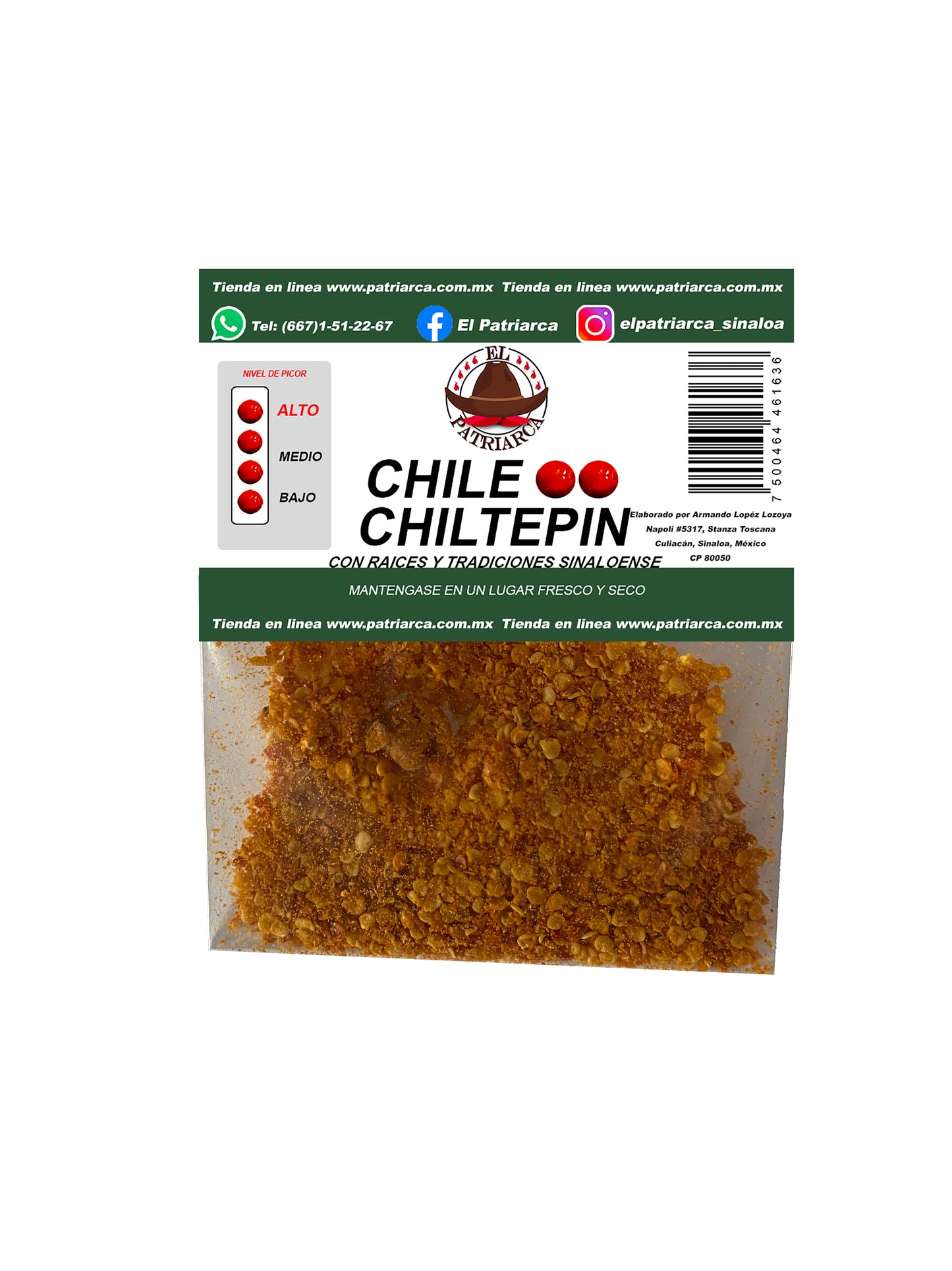 4. Chile Chiltepín Molido