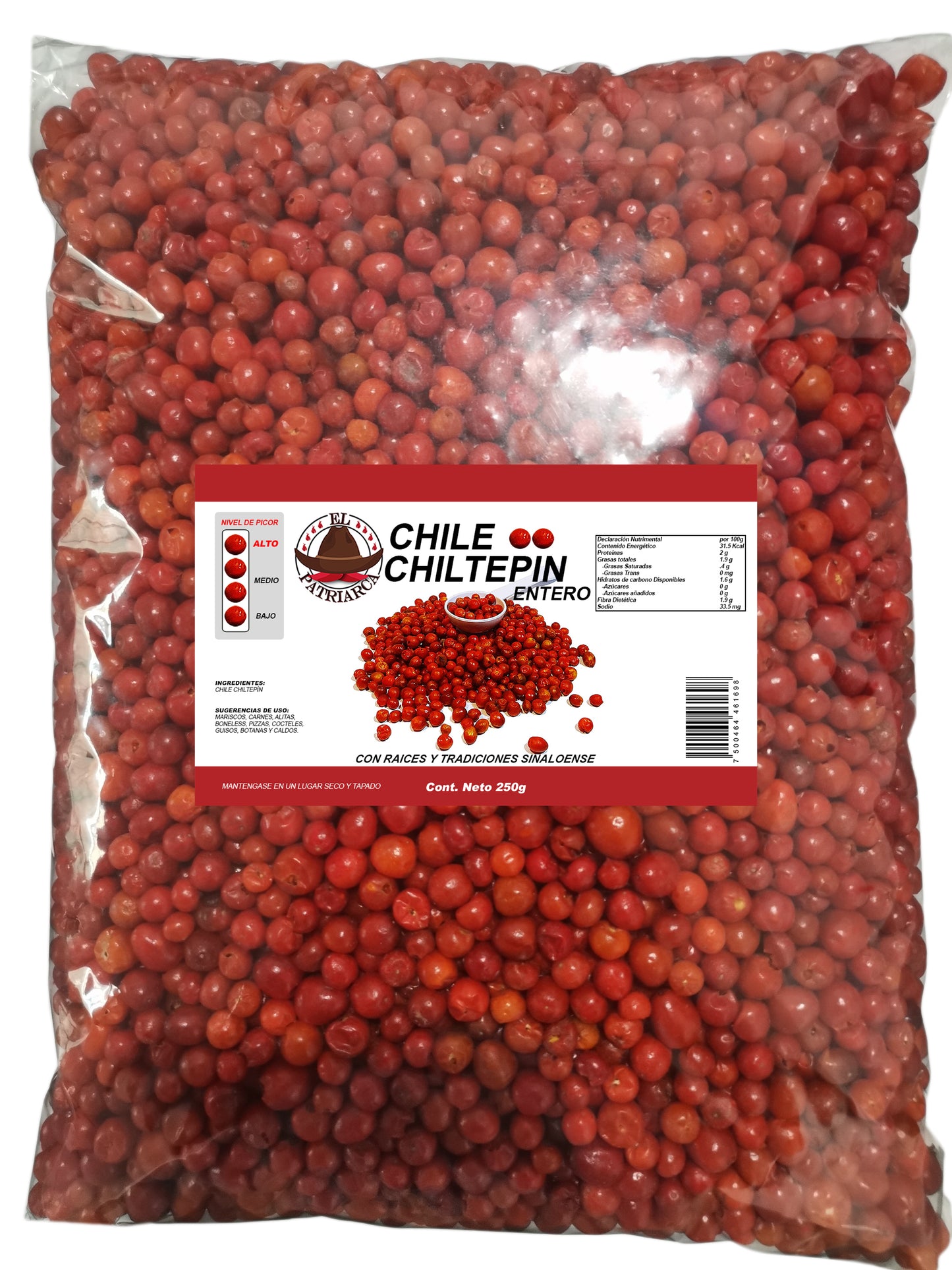 2. Chile Chiltepín Entero