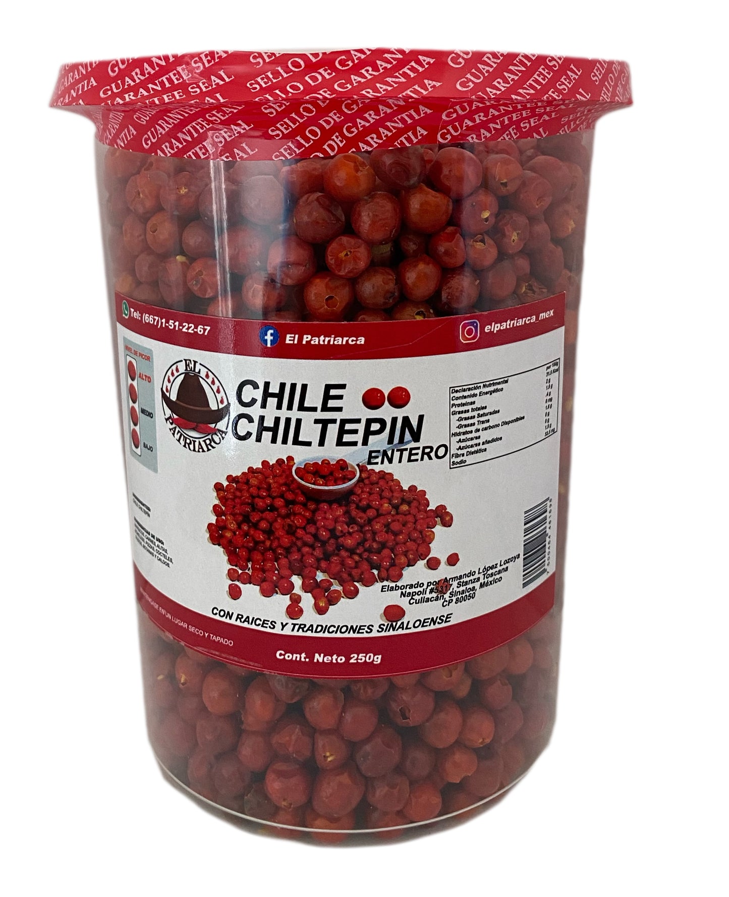 2. Chile Chiltepín Entero